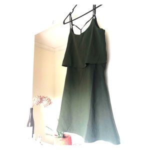 Olive Green Summer Dress